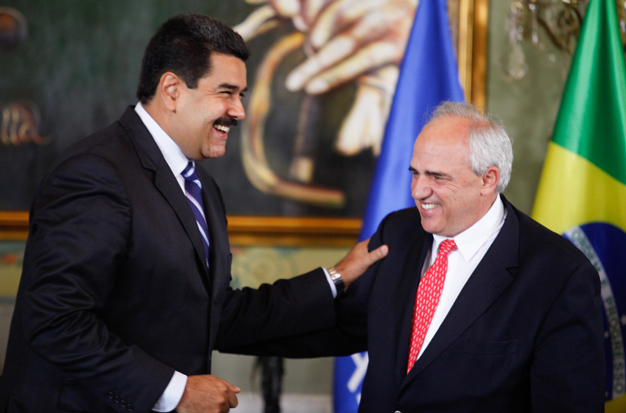 Réunion de Nicolas Maduro et Ernesto Samper (UNASUR), Caracas le 4 février 2015